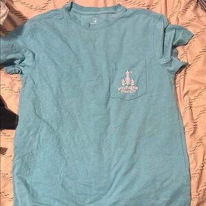 The Southern Shirt Company Blue Short Sleeve Tee